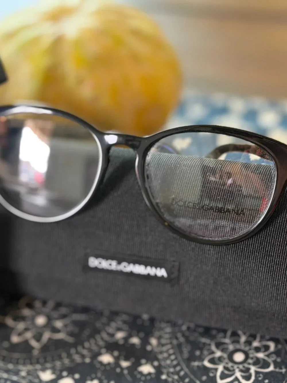 Dolce & Gabbana DG3268 Eyeglasses, Black and Gold, Brand New, Full Inclusion
